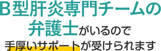B型肝炎専門チームの弁護士